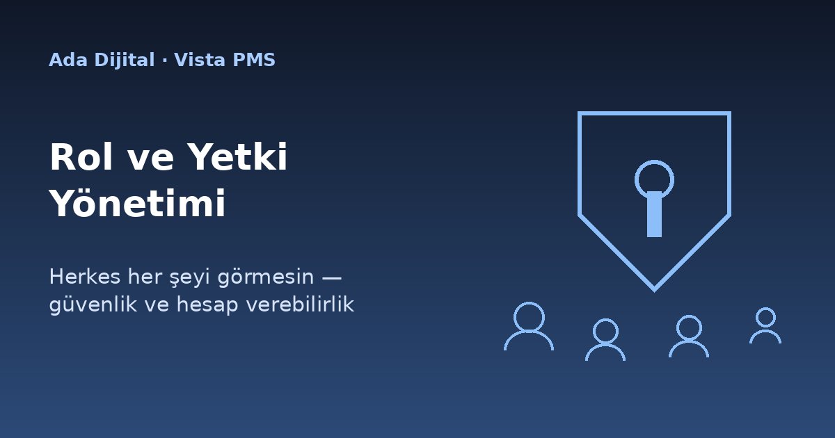 Herkes Her Şeyi Görmesin: Otelde Rol Bazlı Yetkilendirme Neden Şart?