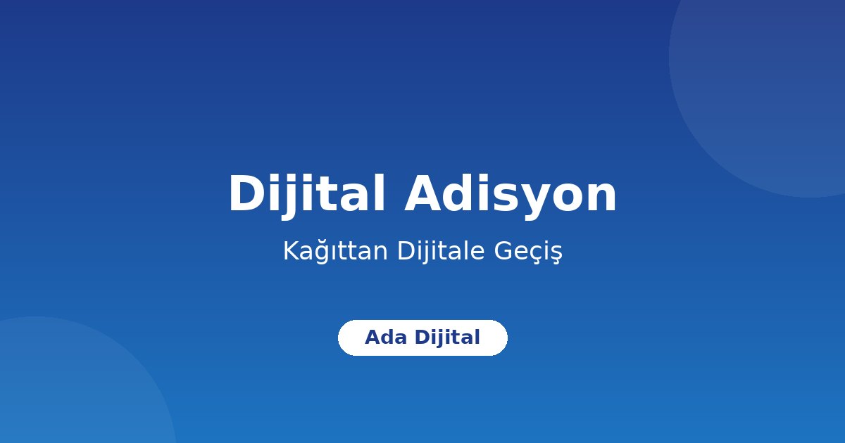Adisyon Takip Programı: Kağıt Adisyondan Dijitale Geçiş Rehberi